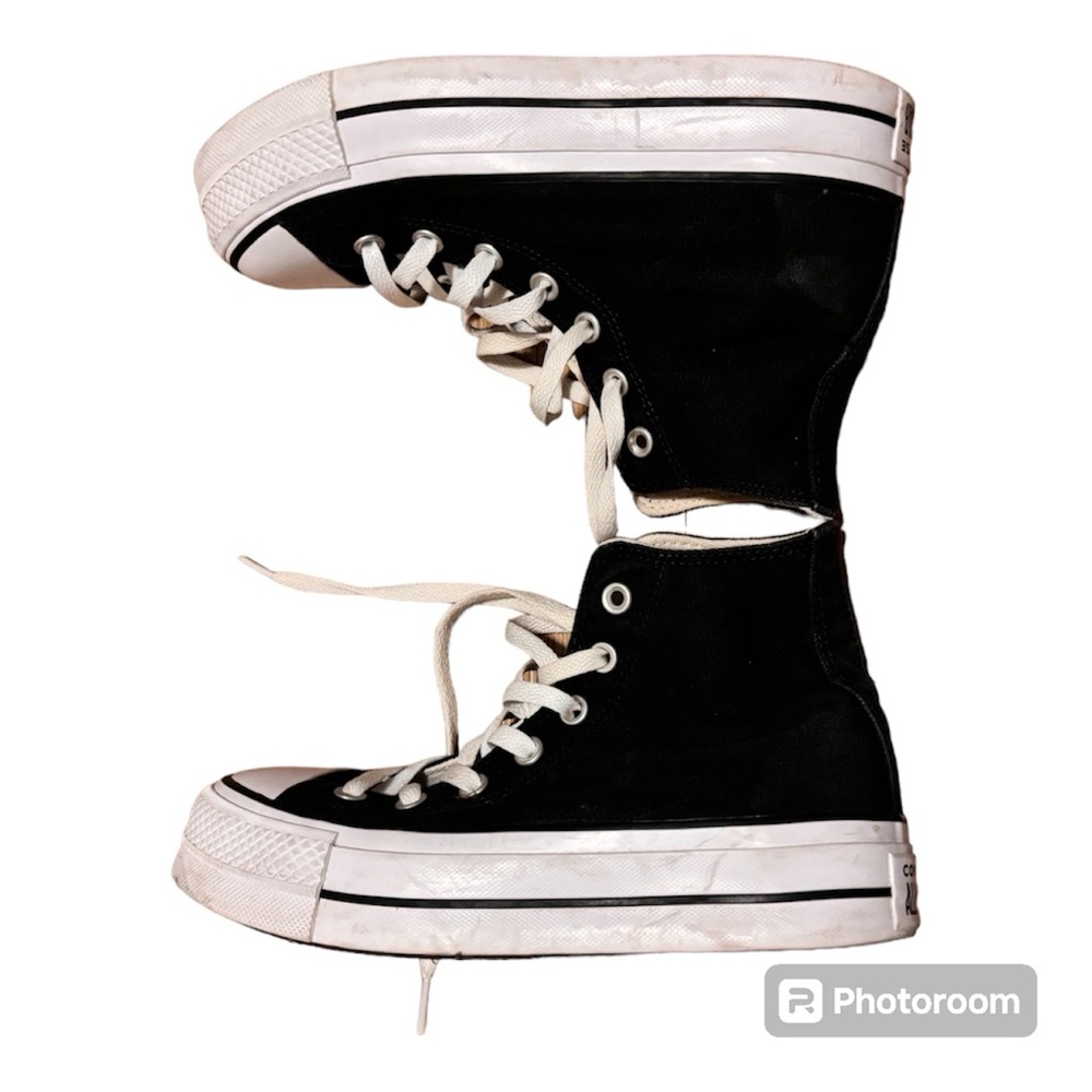 Converse platform high top sneakerS
